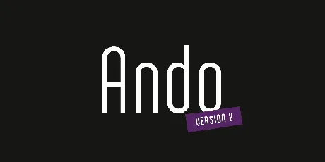 Ando Round Family font