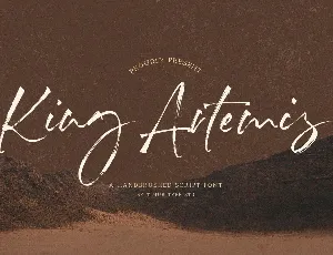 King Artemis font