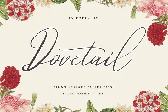 Dovetail Calligraphy Script font