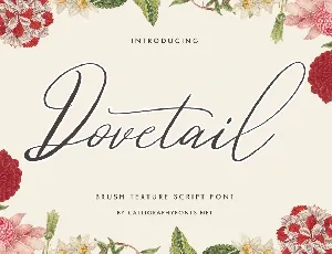 Dovetail Calligraphy Script font