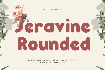 Seravine Rounded font