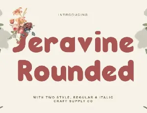 Seravine Rounded font