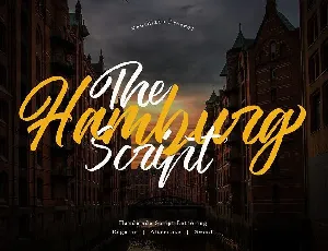 The Hamburg Script font