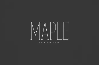 Maple font