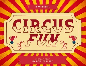 Circus Fun Demo font