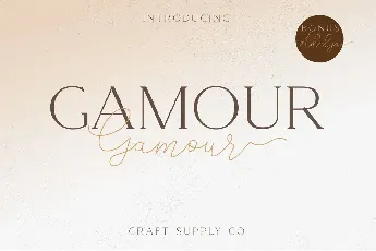 Gamour Free font