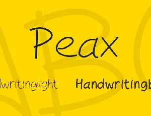 Peax font