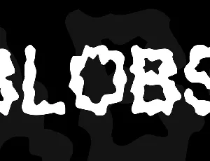 Blobs font