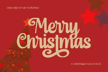 Christmas Maddison font