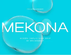 Mekona font