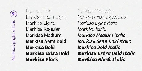 Markisa font