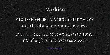 Markisa font