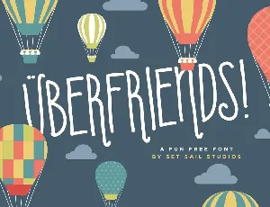 Uberfriends font