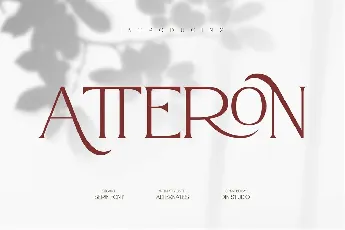 Atteron Elegant Serif Typeface font