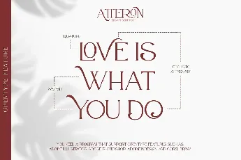 Atteron Elegant Serif Typeface font