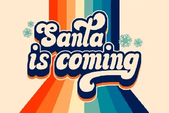 Christmas Groovy font