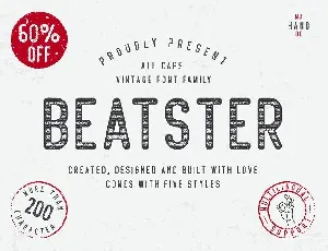 Beatster Typeface font