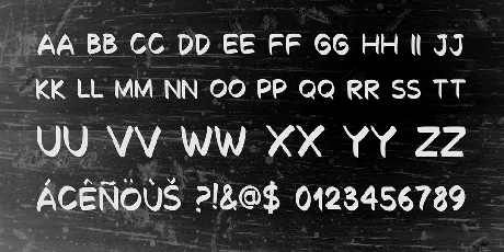 Decalk font