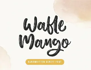 Wafle Mango font