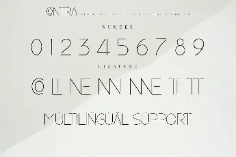 Contra font