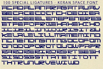 Keran Space Demo font