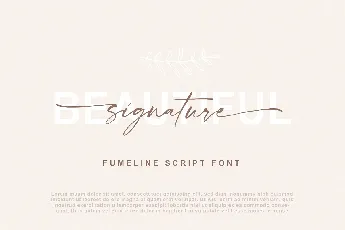 Fumeline font