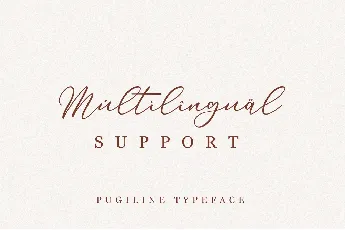 Pugiline font