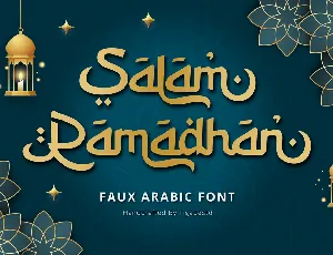 Salam Ramadhan font