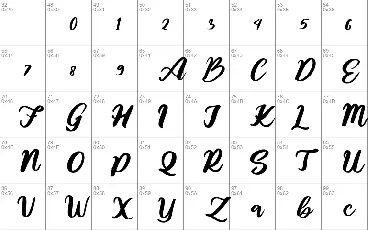 Kalimby font