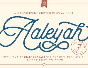 aaAaleyah_PersonalUseOnly font