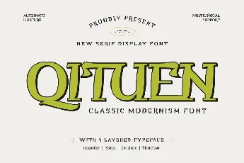 QITUEN Trial font