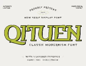 QITUEN Trial font