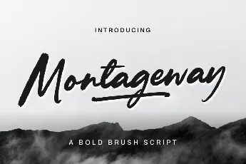 Montageway font