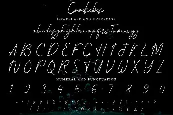 Goodselves Handwriting font