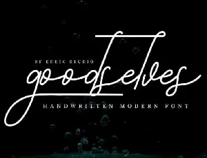 Goodselves Handwriting font