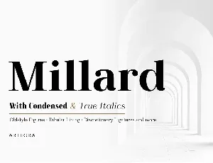 Millard font