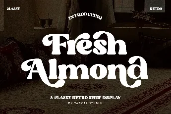 Fresh Almond font