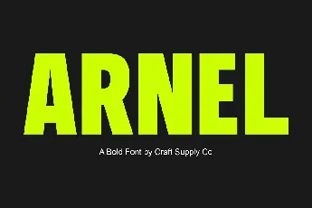 Arnel font