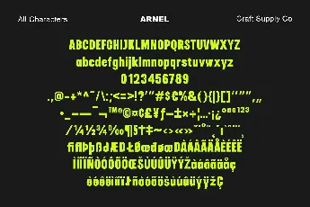 Arnel font