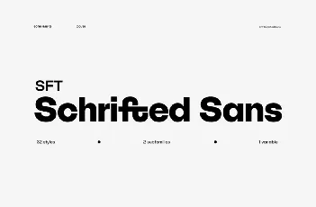 SFT Schrifted Sans Family font