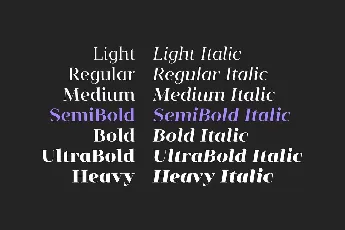 Vendura Neoclassic Serif font