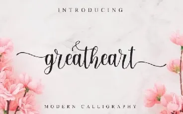 Greatheart Calligraphy font