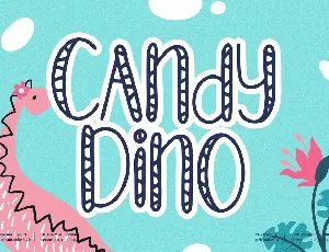 Candy Dino font