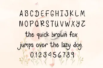 Stork Delivery font