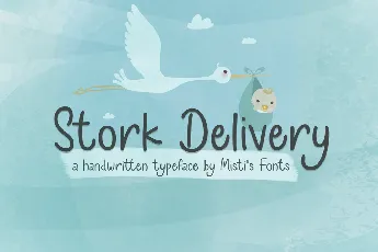 Stork Delivery font