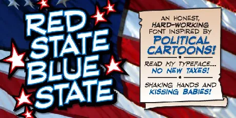 RedStateBlueState BB font