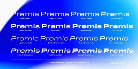 Premis Family font