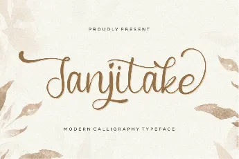 Janjitake font