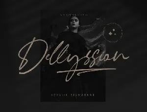 Dellyssion font