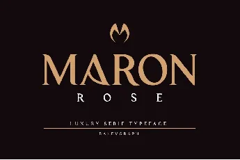 Mron Rose font